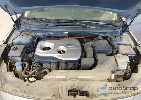 2016 Hyundai Sonata Hybrid Se from USA, damaged, VIN KMHE24L16GA014268